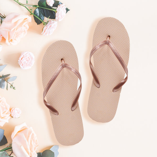 24-120 Pairs Wedding Flip Flops for Guests Soft Wedding Sandals Bulk Hotel  Spa Slippers with Size Cards Pool Shower Party Favors