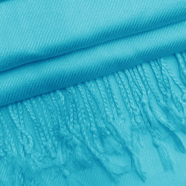 Bulk Cerulean Blue Pashmina Scarf For Weddings - FlipFlopStore.com