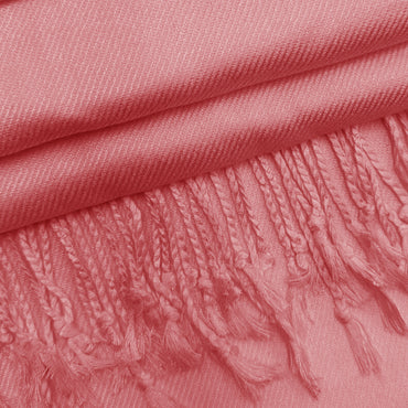 Bulk Coral Pashmina Scarf For Weddings - FlipFlopStore.com