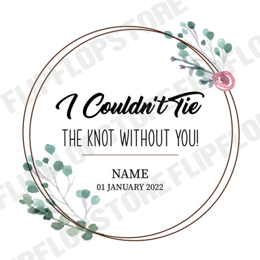 Bulk Flip Flop Custom Band #17 For Weddings - FlipFlopStore.com