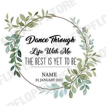 Bulk Flip Flop Custom Band #2 For Weddings - FlipFlopStore.com