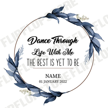 Bulk Flip Flop Custom Band #3 For Weddings - FlipFlopStore.com