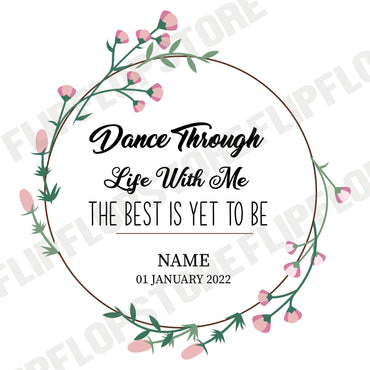 Bulk Flip Flop Custom Band #4 For Weddings - FlipFlopStore.com