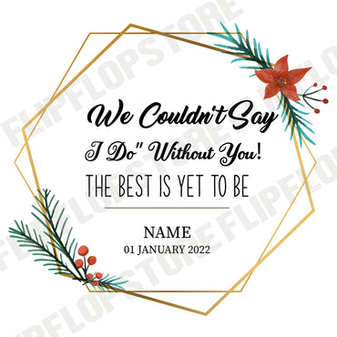 Bulk Flip Flop Custom Band #8 For Weddings - FlipFlopStore.com