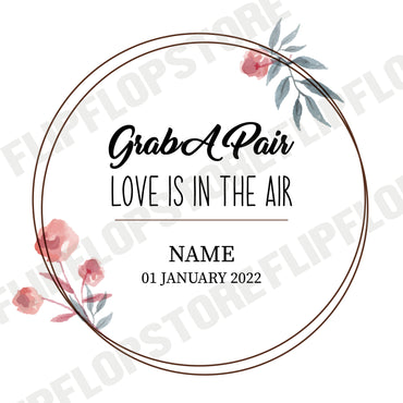 Bulk Flip Flop Custom Band #9 For Weddings - FlipFlopStore.com