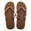 Bronze Flip Flops