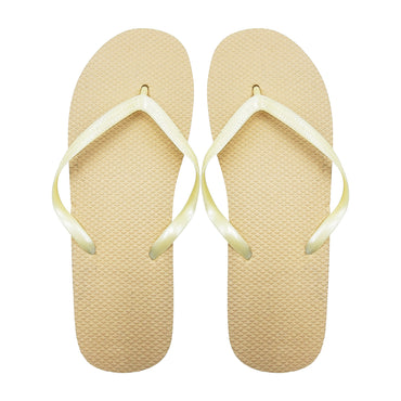 White Flip Flops