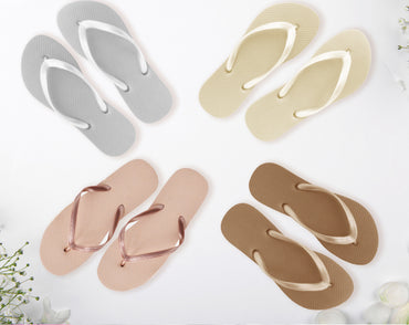 Bulk Metallic Flip Flops For Weddings - FlipFlopStore.com