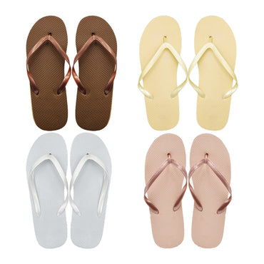 Metallic Flip Flops