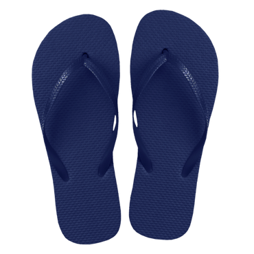 Navy Blue Flip Flops