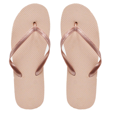 Bulk Rose Gold Flip Flops For Weddings - FlipFlopStore.com