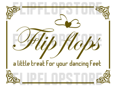 Bulk Gold Letter Wedding Sign (Style #3) For Weddings - FlipFlopStore.com