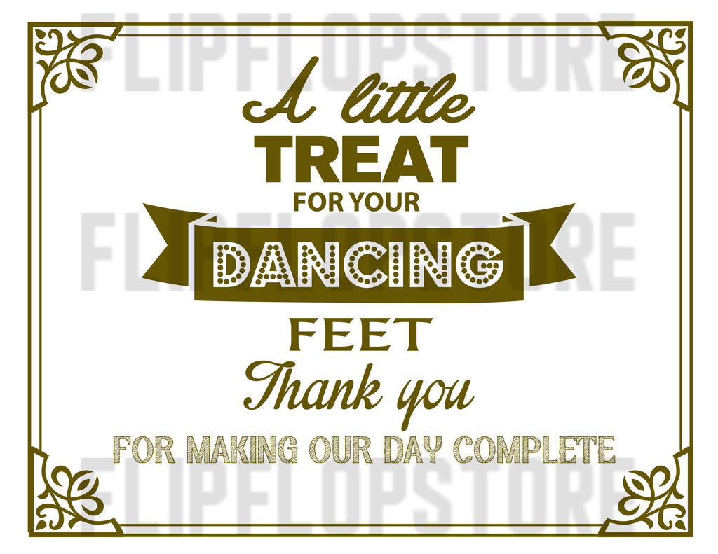 Bulk Gold Letter Wedding Sign (Style #5) For Weddings - FlipFlopStore.com